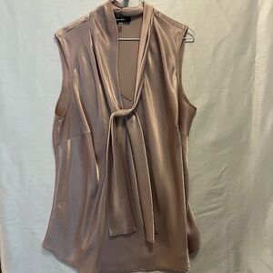 Nine West Plus Size 2X neck tie blouse